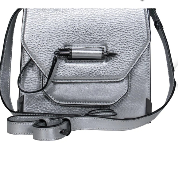 Mackage Micro Silver Crossbody EUC - Picture 3 of 7